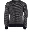  Classical Norwegian patterned crew neck sweater