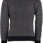 Classical Norwegian patterned crew neck sweater