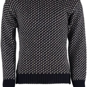 Classical Norwegian patterned crew neck sweater