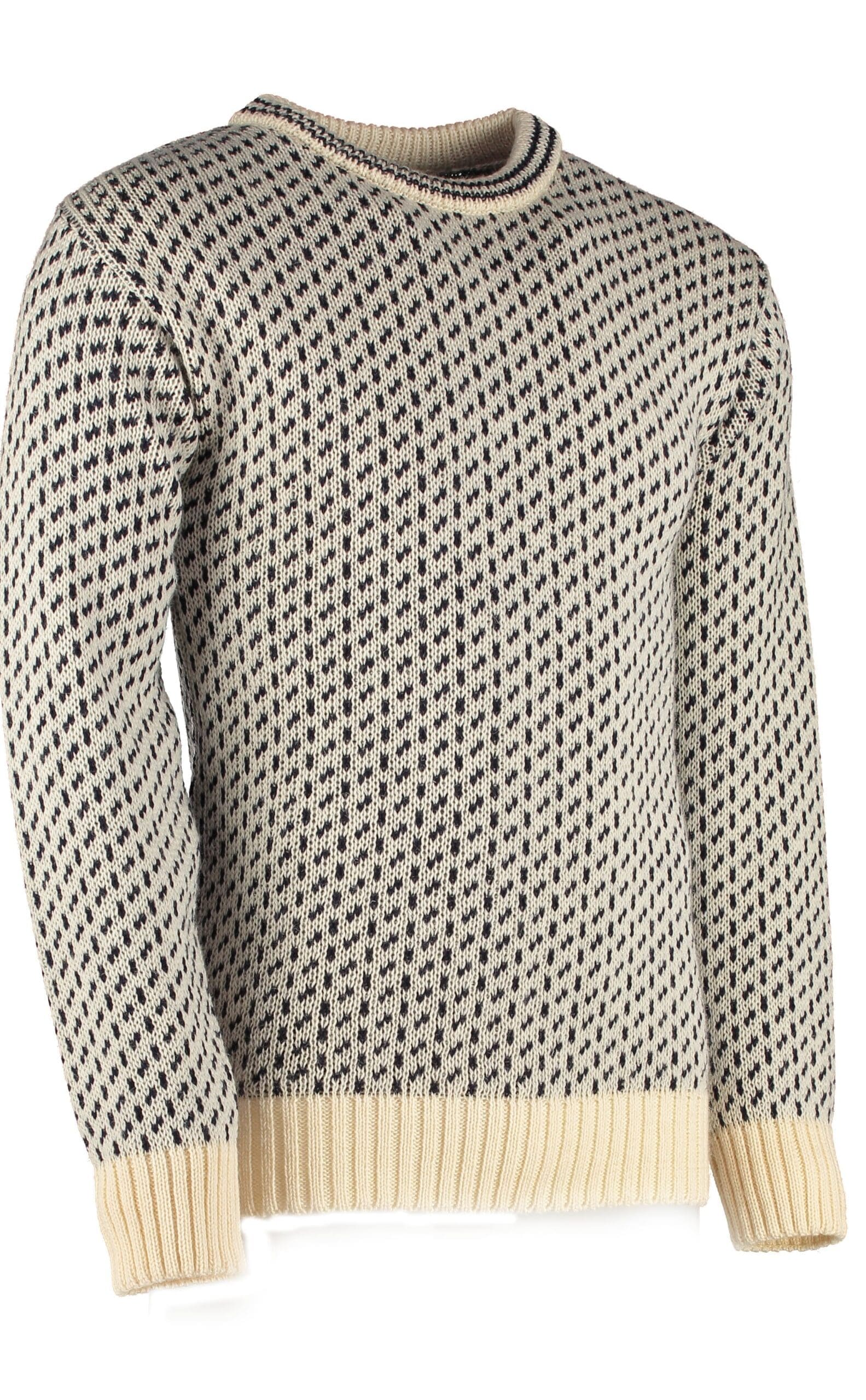 Classical Norwegian patterned crew neck sweater Classical Norwegian patterned crew neck sweater