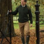 Fine Knit Quarter Zip Sweater