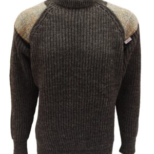 1022-Gamekeeper-Chunky-crew-neck-sweater-with-Harris-Tweed-patches-scaled