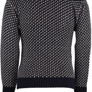 Classical Norwegian patterned crew neck sweater