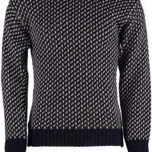 Classical Norwegian patterned crew neck sweater