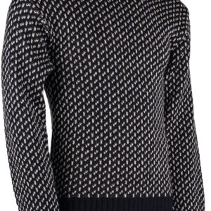 Classical Norwegian patterned crew neck sweater