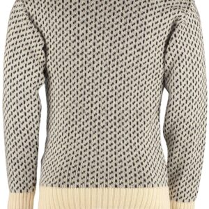 Classical Norwegian patterned crew neck sweater