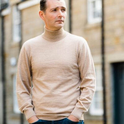 Fine Merino Roll Neck