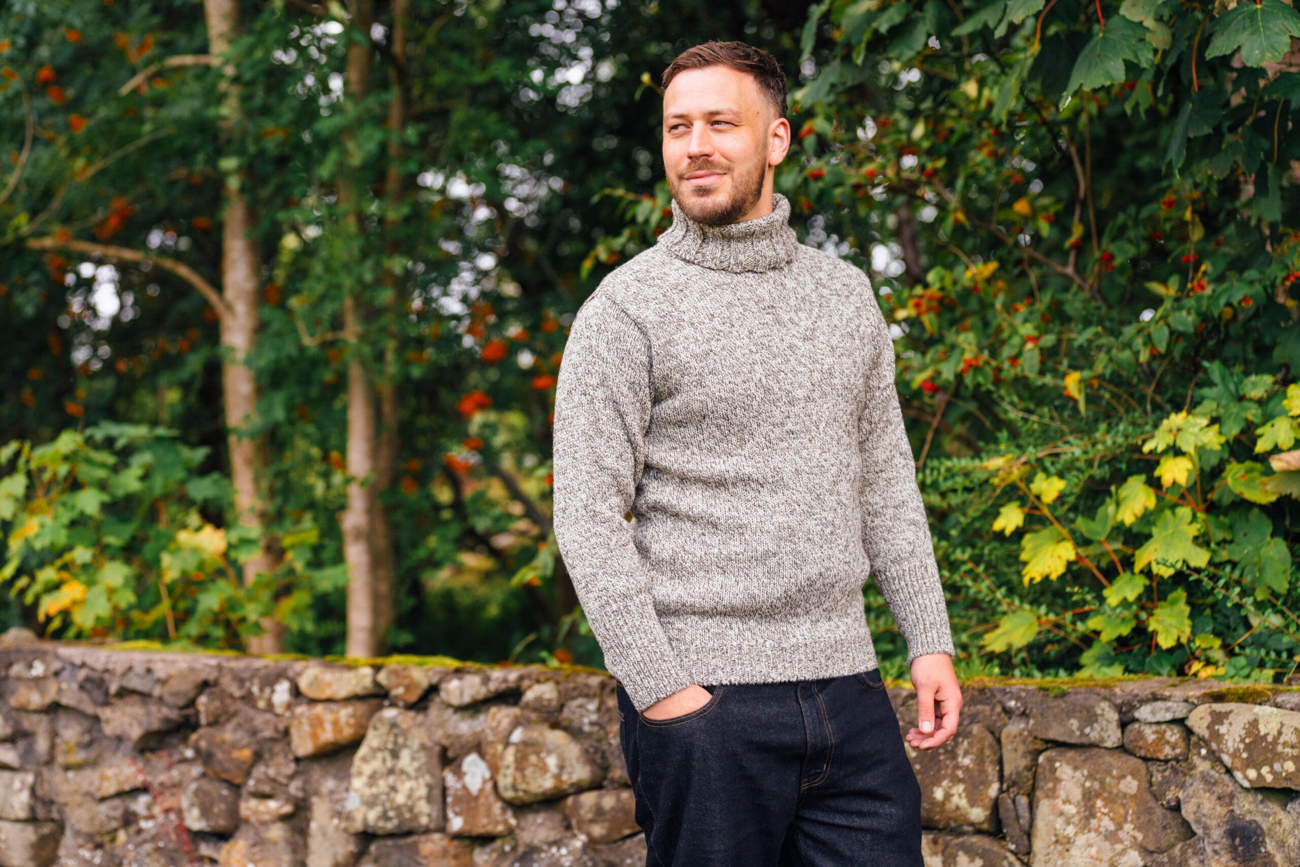 Grampian Oiled Wool Pullover