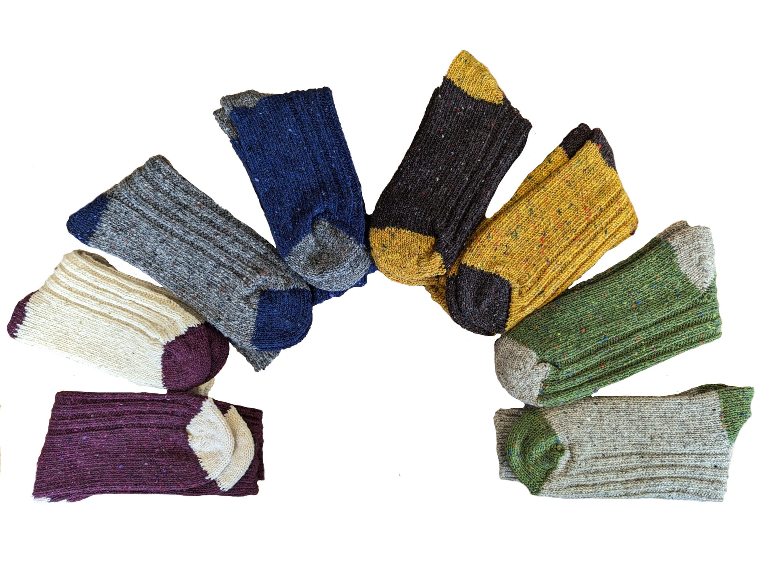 Donegal Irish Wool Walking Socks