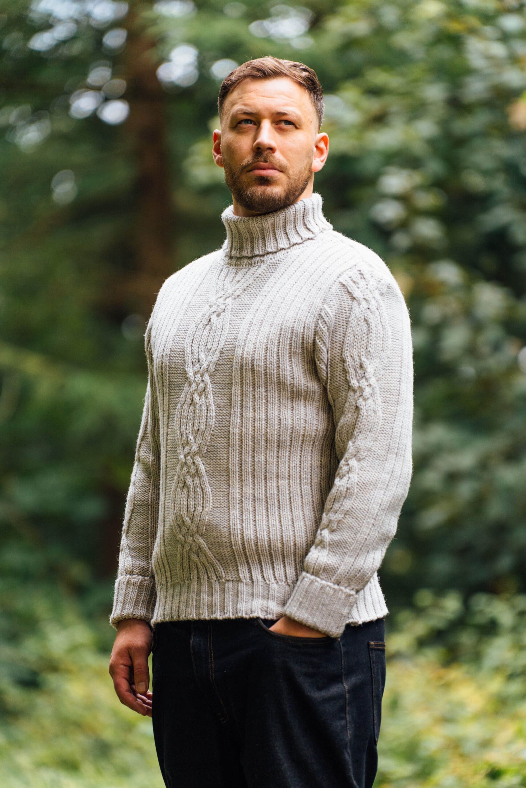 Celtic Knot Roll Neck Celtic Knot Roll Neck