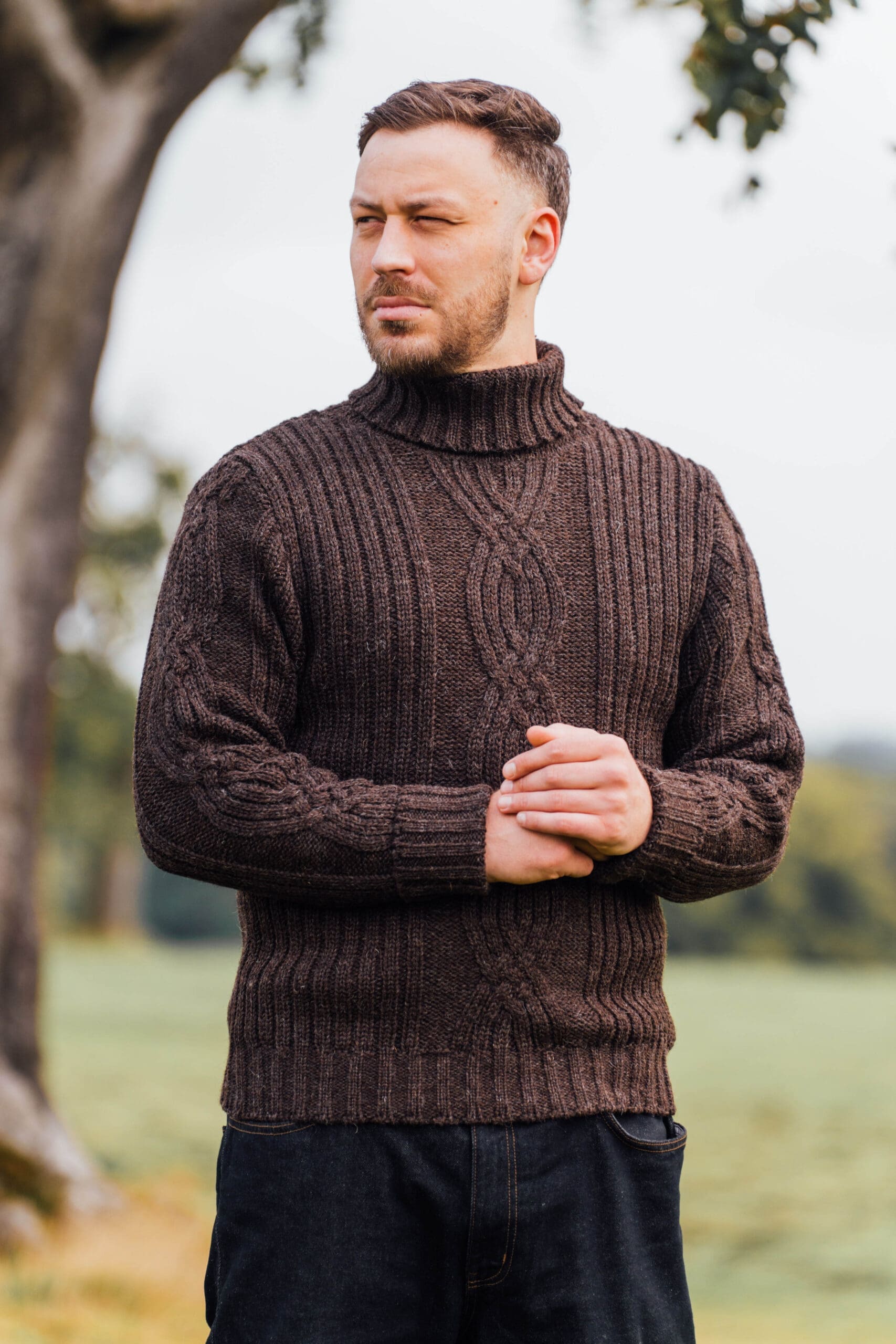 Celtic Knot Roll Neck Celtic Knot Roll Neck
