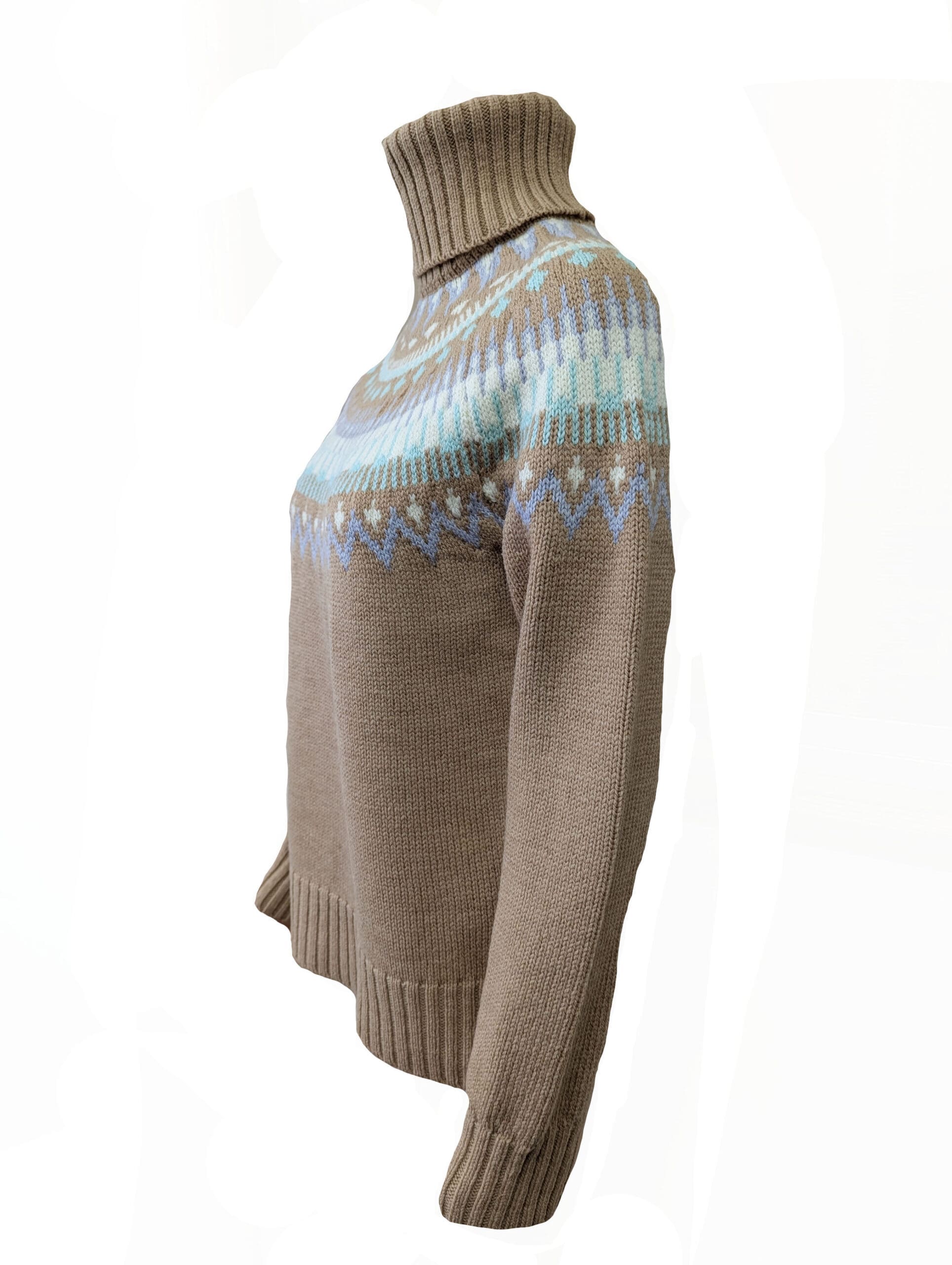 Fair Isle Merino Roll Neck Fair Isle Merino Roll Neck