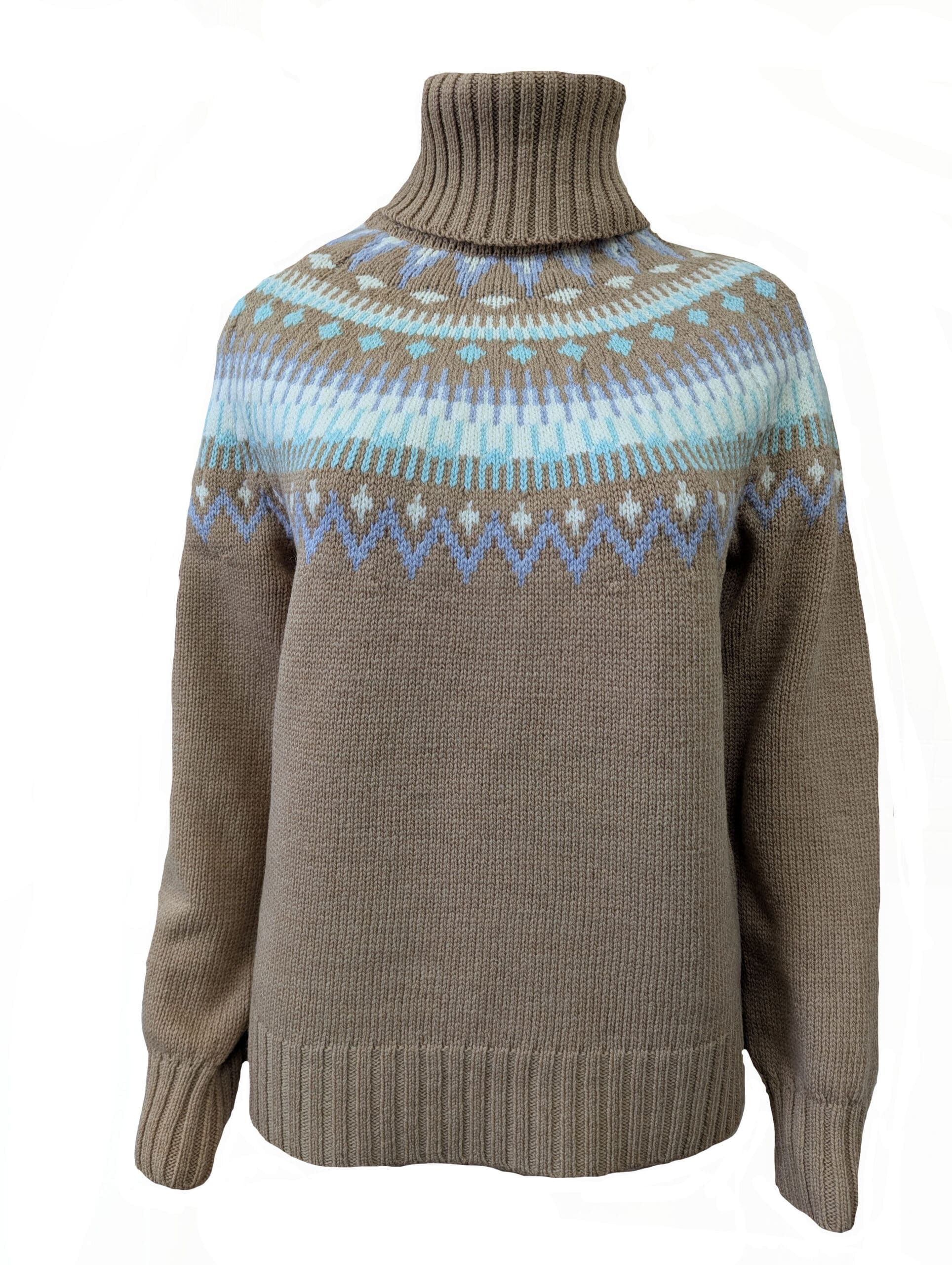 Fair Isle Merino Roll Neck Fair Isle Merino Roll Neck