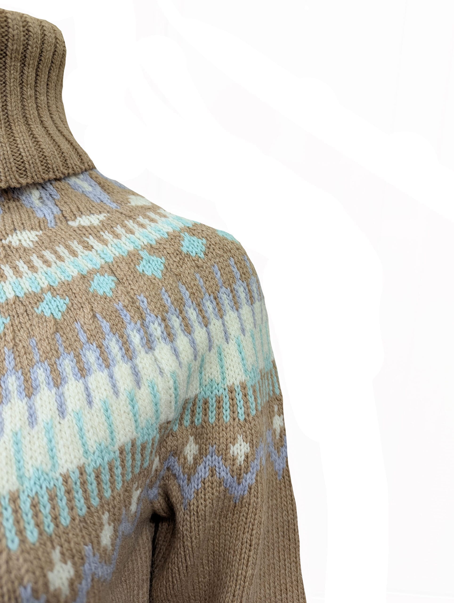 Fair Isle Merino Roll Neck Fair Isle Merino Roll Neck