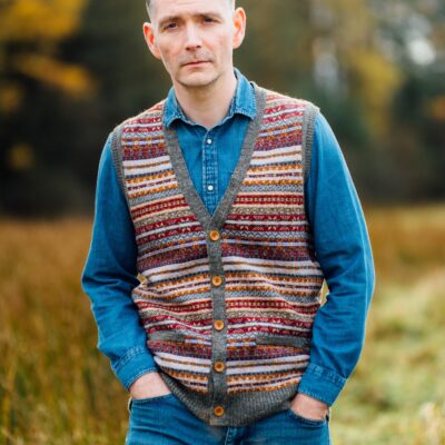 Men’s Fair Isle Waist Coat